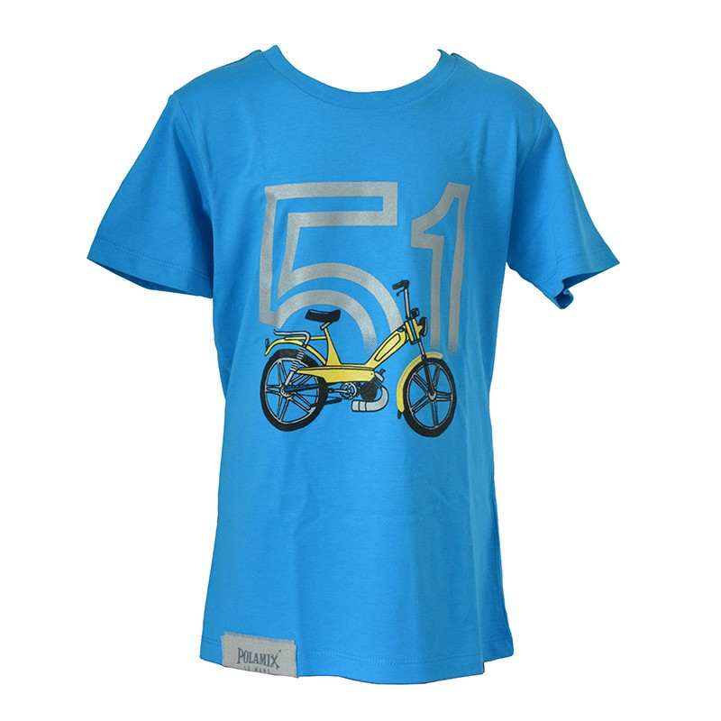 T-Shirt  Motobecane 51 - bleu azur